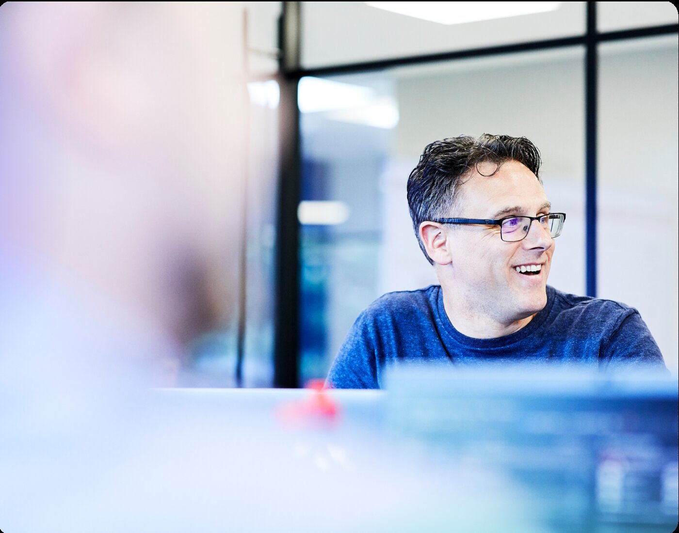 BCN team member in the Manchester office
